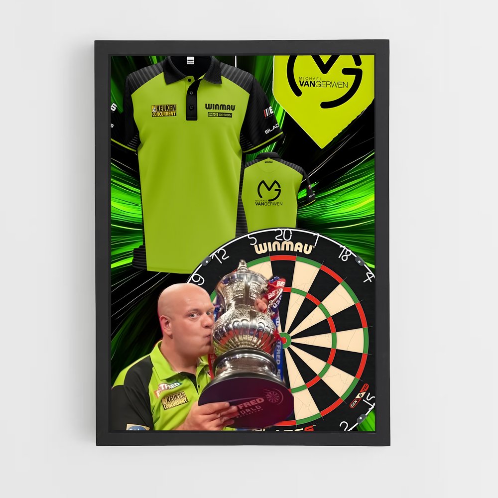 Poster Darts Masterclass – affiche Fléchettes (vue 2)